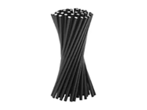 Bombilla Papel Negro 8MM